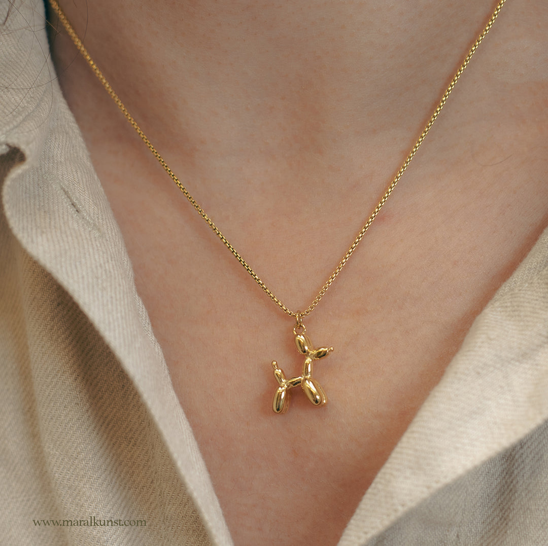 Cute Balloon Dog Necklace