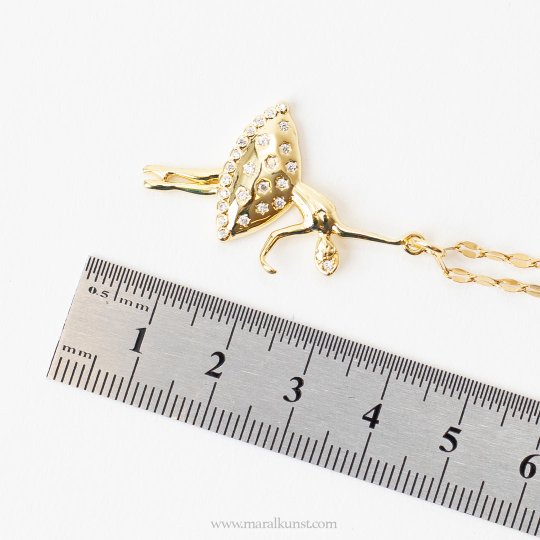 Dancer lady necklace