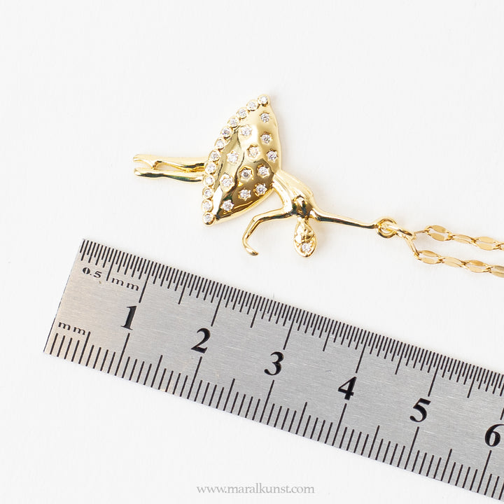Dancer lady necklace