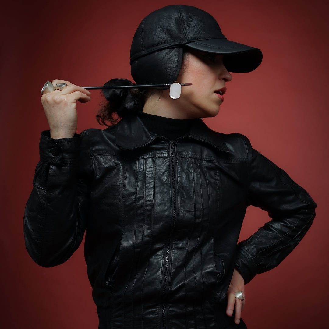 Maral Rosequartz gemstone drop earrings