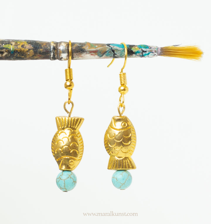 Ahoo Aqua Fish Earrings