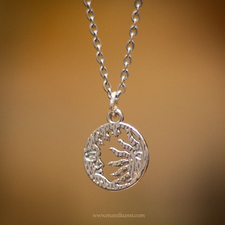 moon and sun necklace