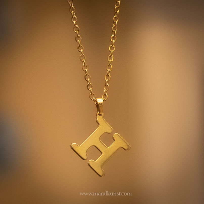 H-letter name necklace