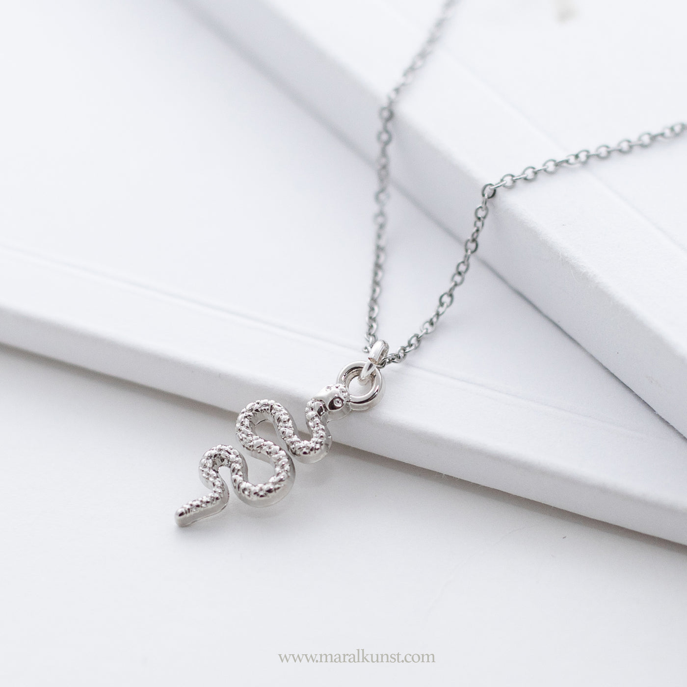 Snake stainless steel necklace