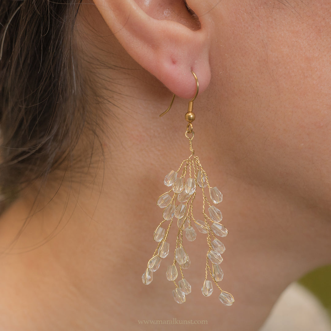 Indian Crystal Earrings