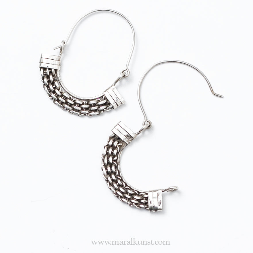 Maral Mexican handmade 925 Silver Drop Earrings
