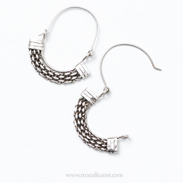 Maral Mexican handmade 925 Silver Drop Earrings