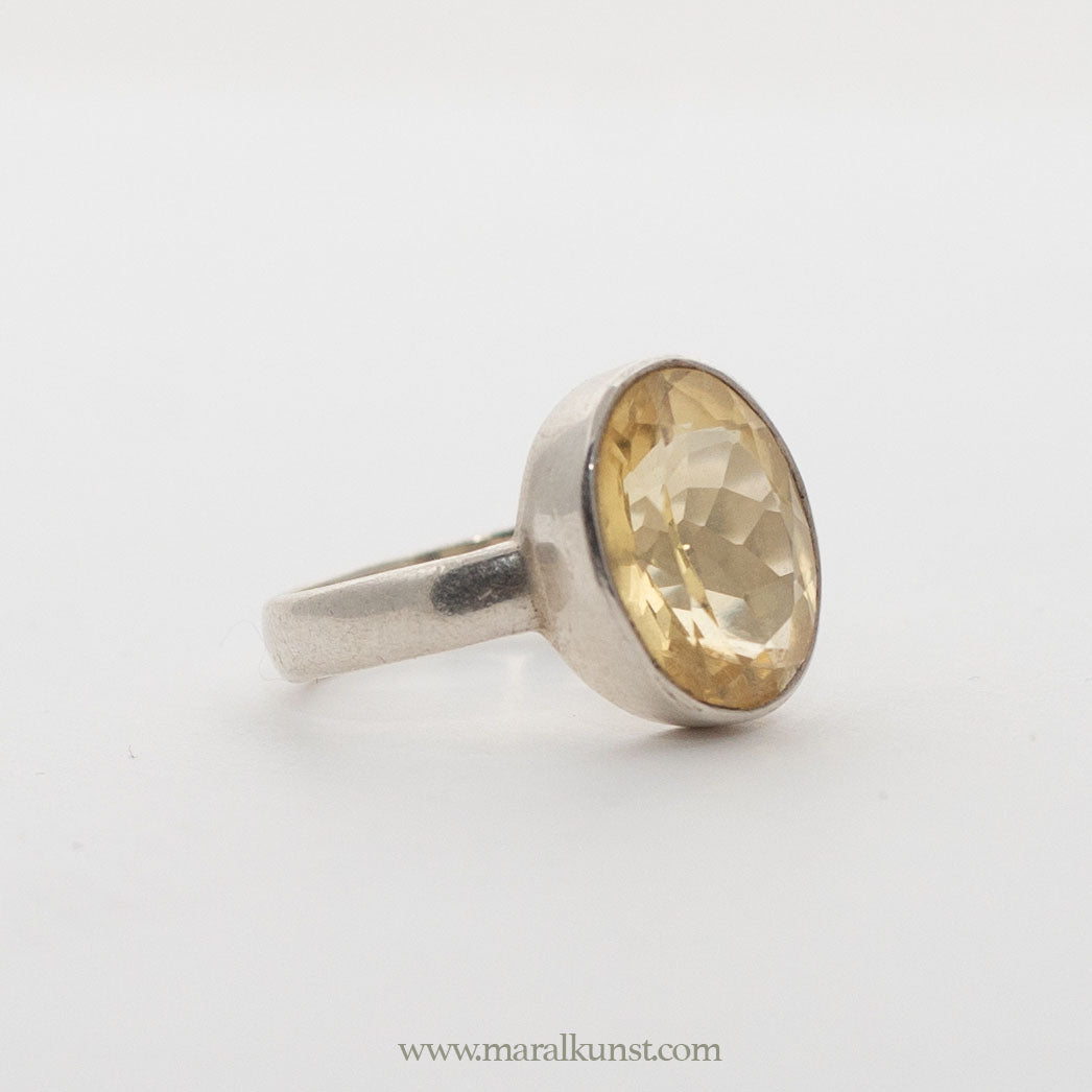 Maral premium Tibetan Citron 925 Silver ring
