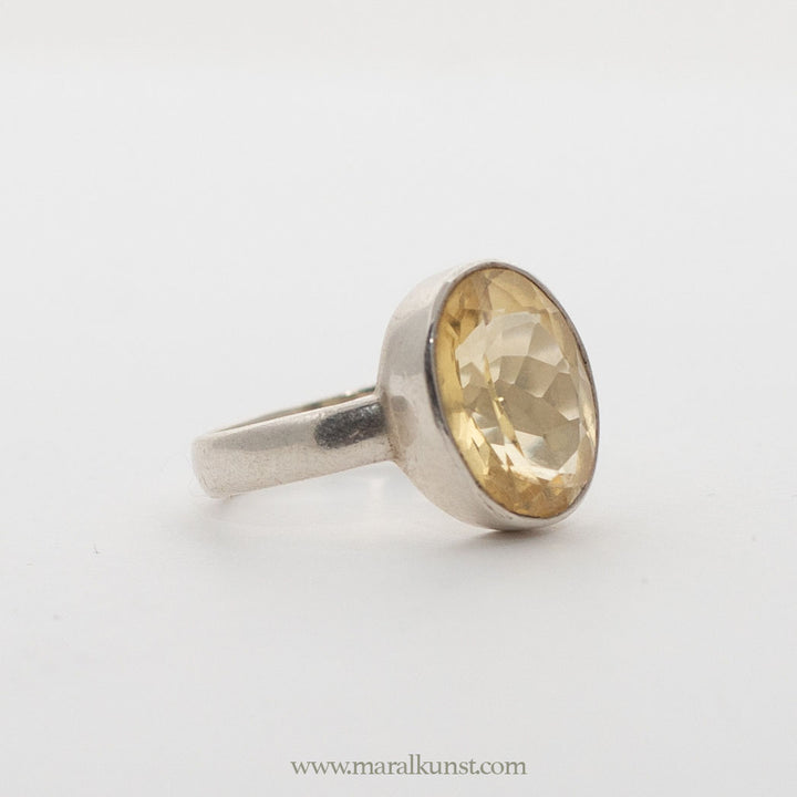 Maral premium Tibetan Citron 925 Silver ring