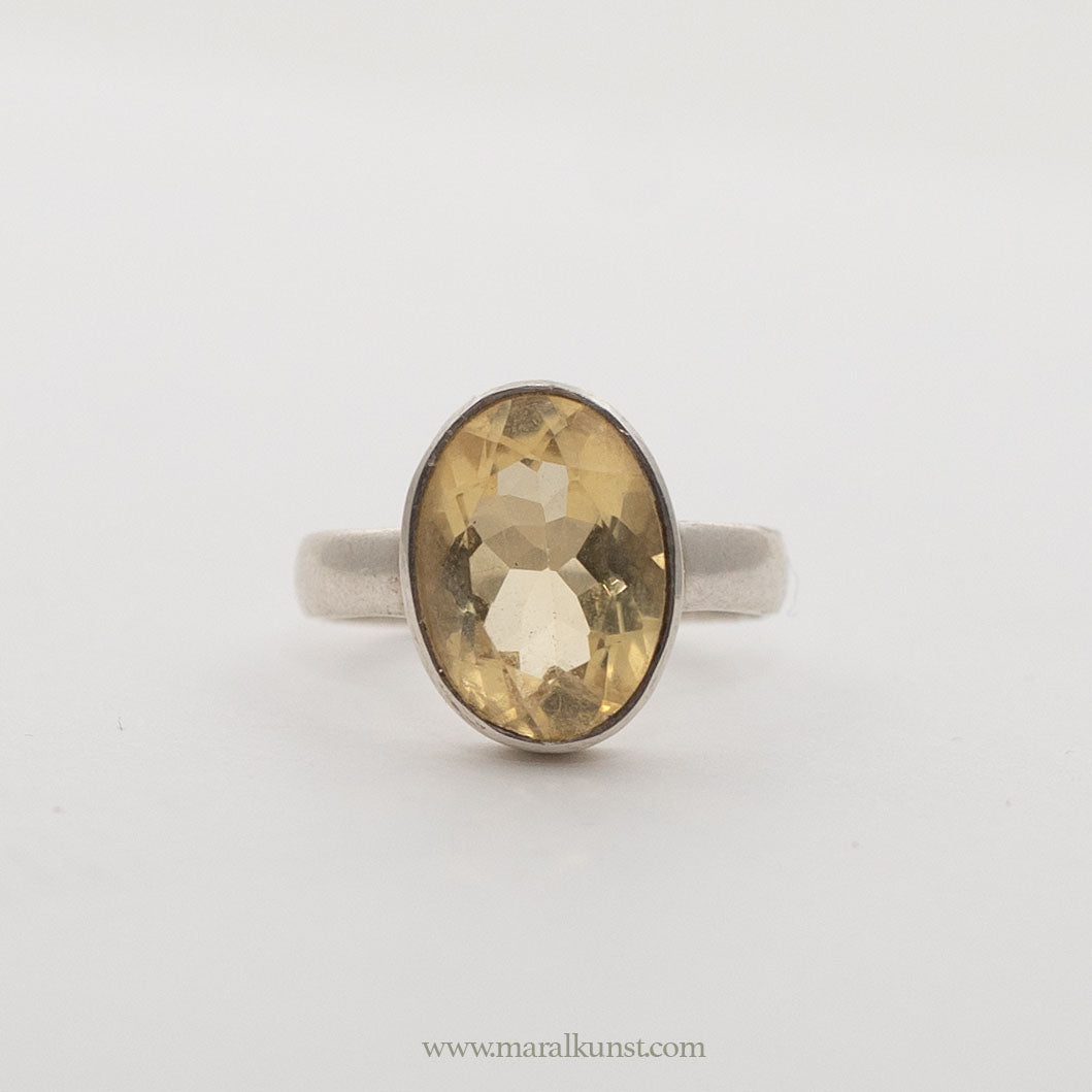 Maral premium Tibetan Citron 925 Silver ring