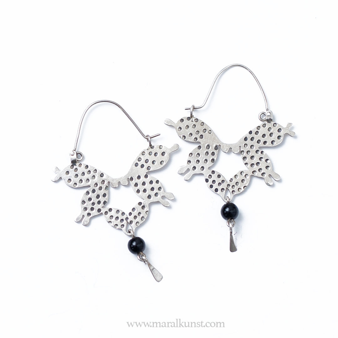 Maral Butterfly 925 Silver Mexican Earrings