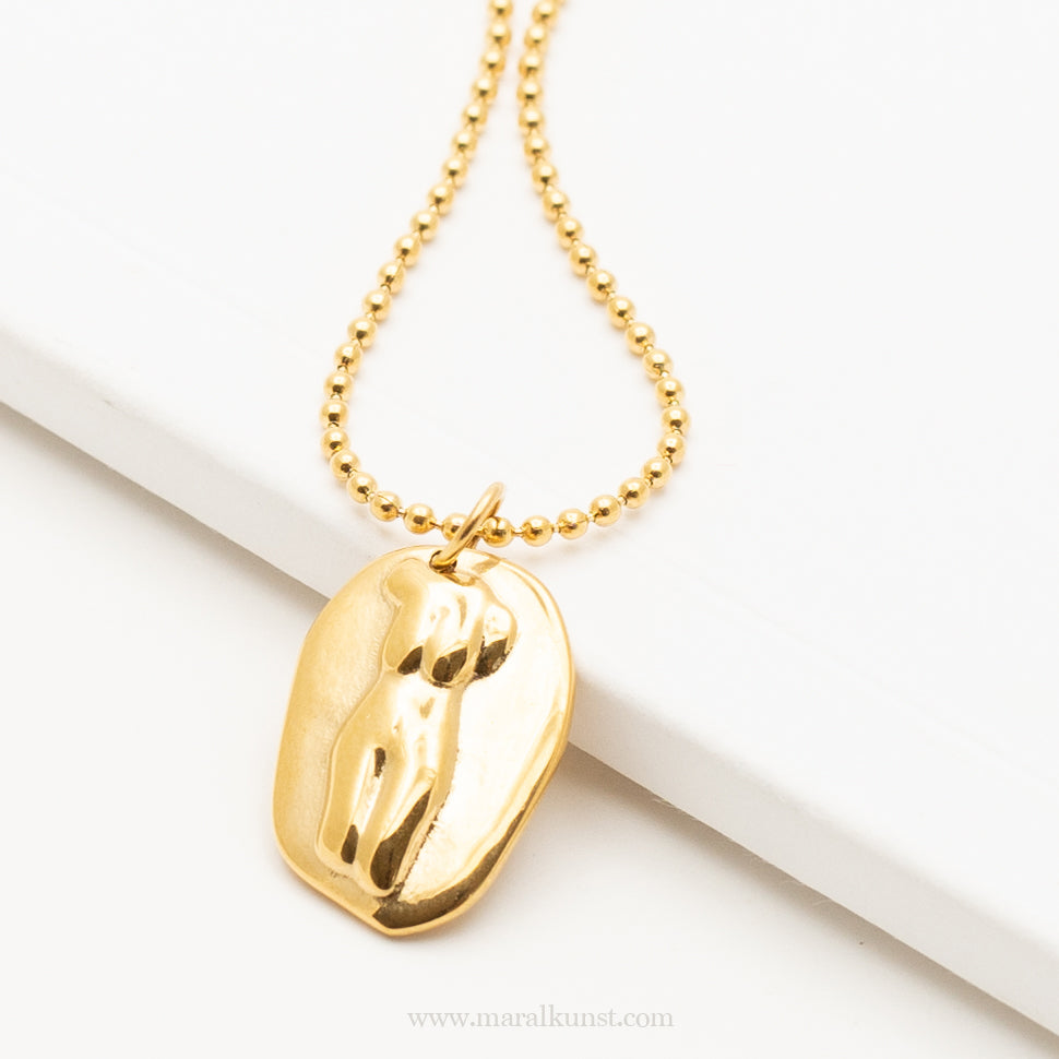 Maral Figurative Woman body necklace