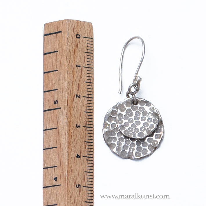 Boho Disc Dangle Hook Earrings