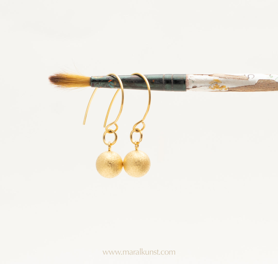 Minimal 18k gold filled stainlessteel earrings