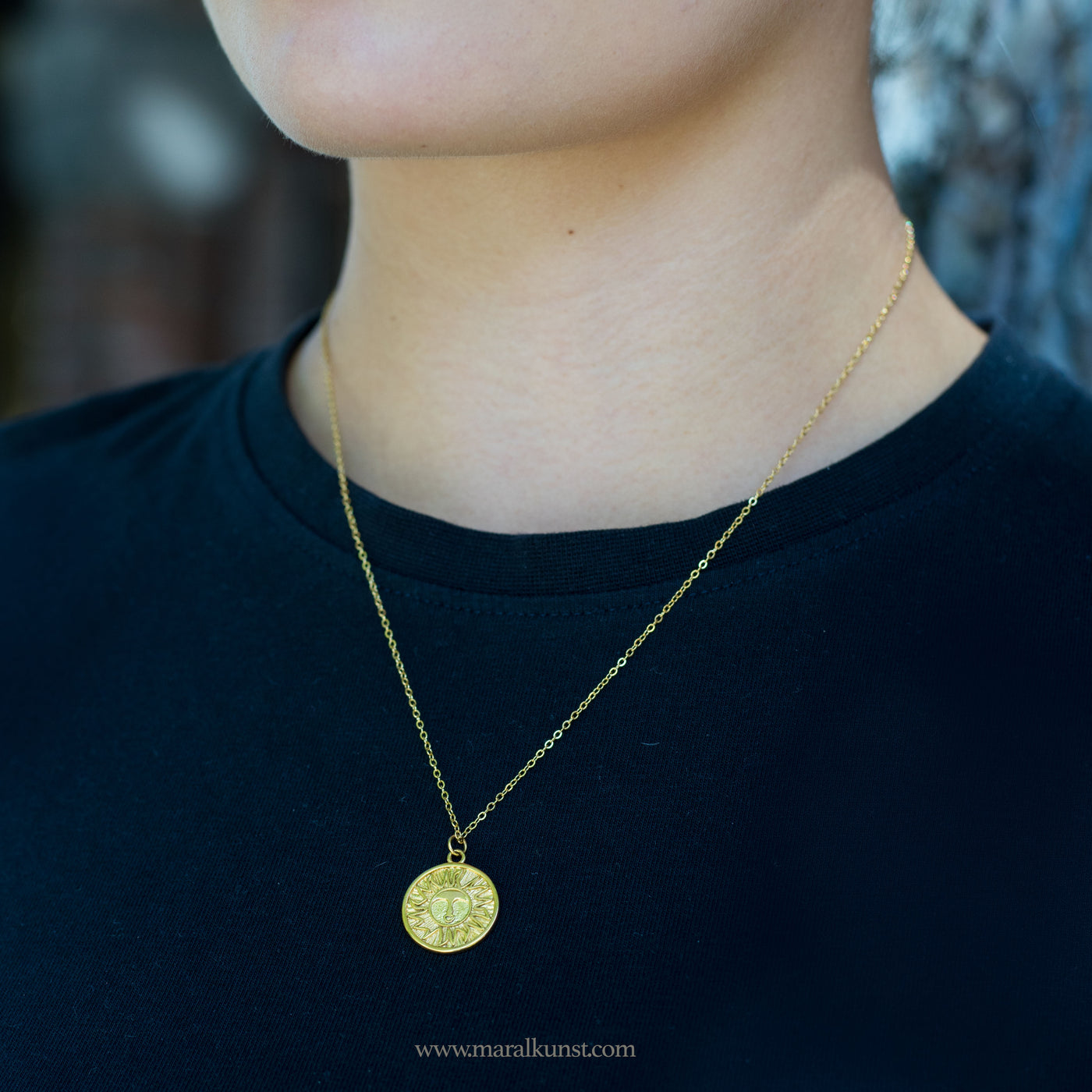 Sun Goldplated necklace
