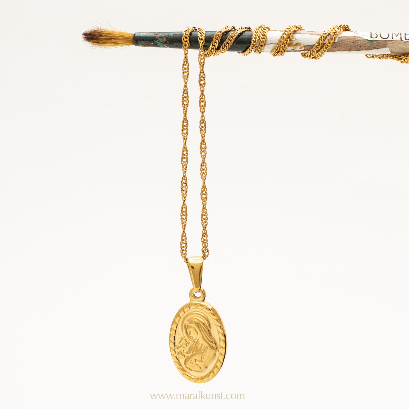 Mary and Jesus necklace