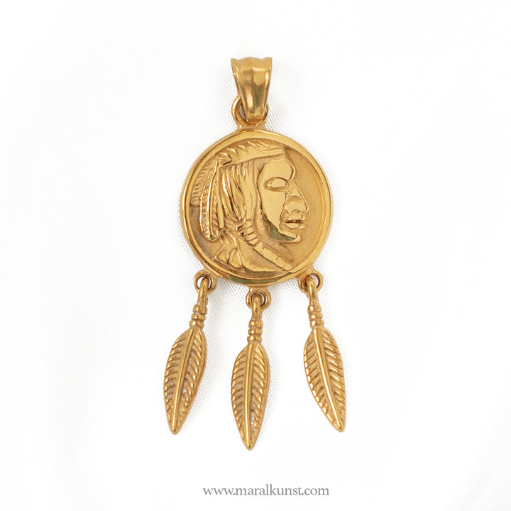 Native American Indian Pendant