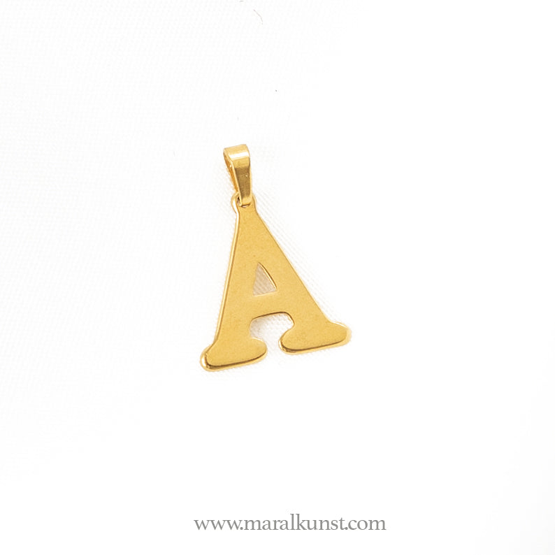A letter pendant