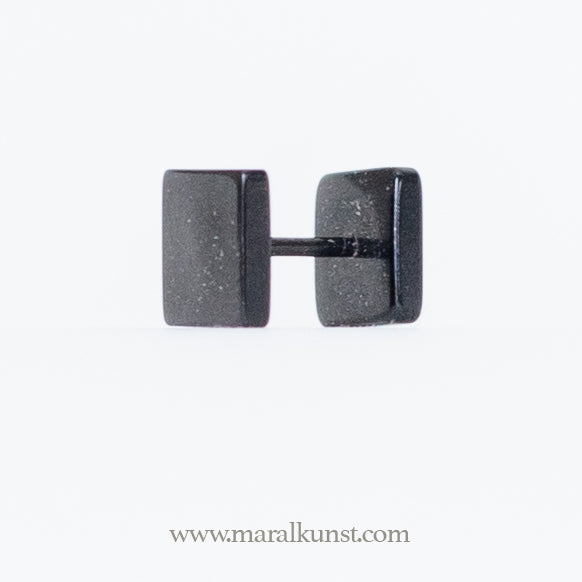 square black piercing stainlesssteel