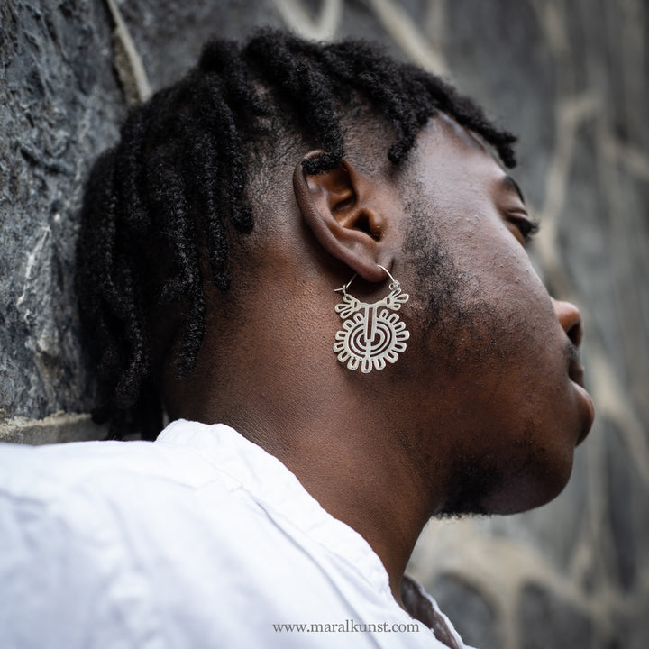 Mexican handmade artisan Earrings in 925 Silver