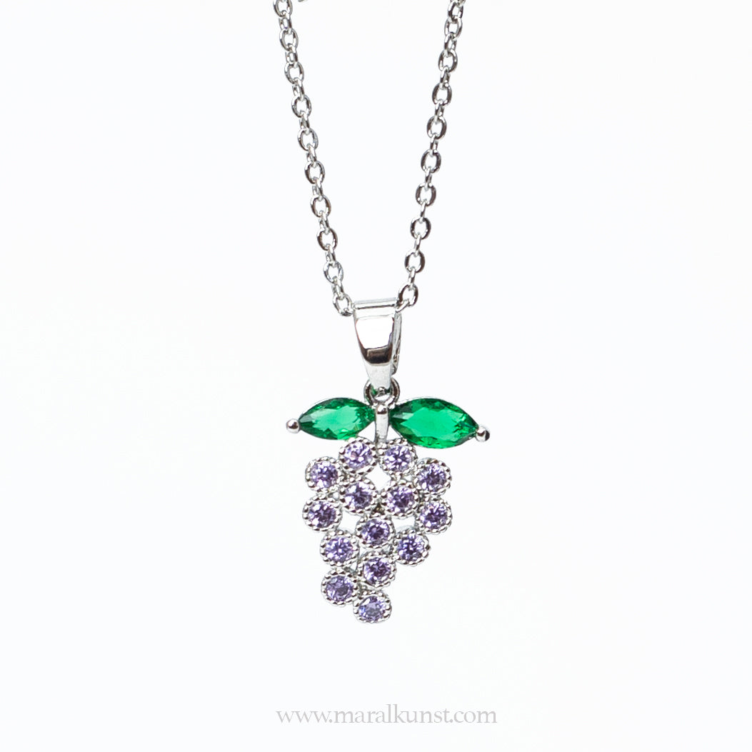 Grape Silver plated brass