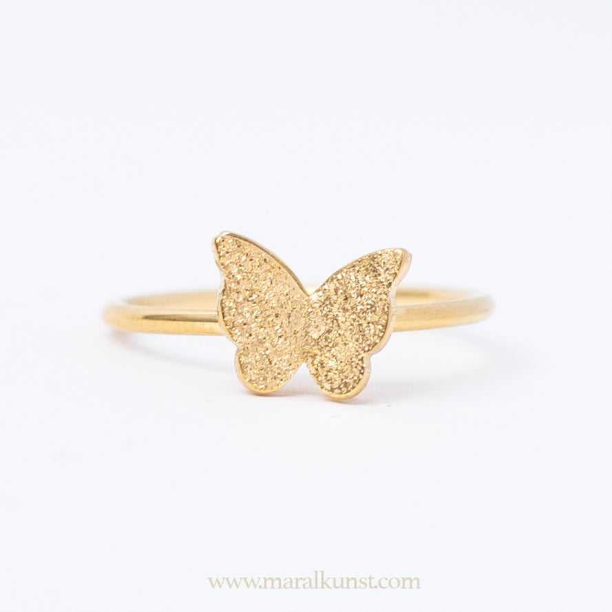 Maral special offer Butterfly pvd stainlessteel ring