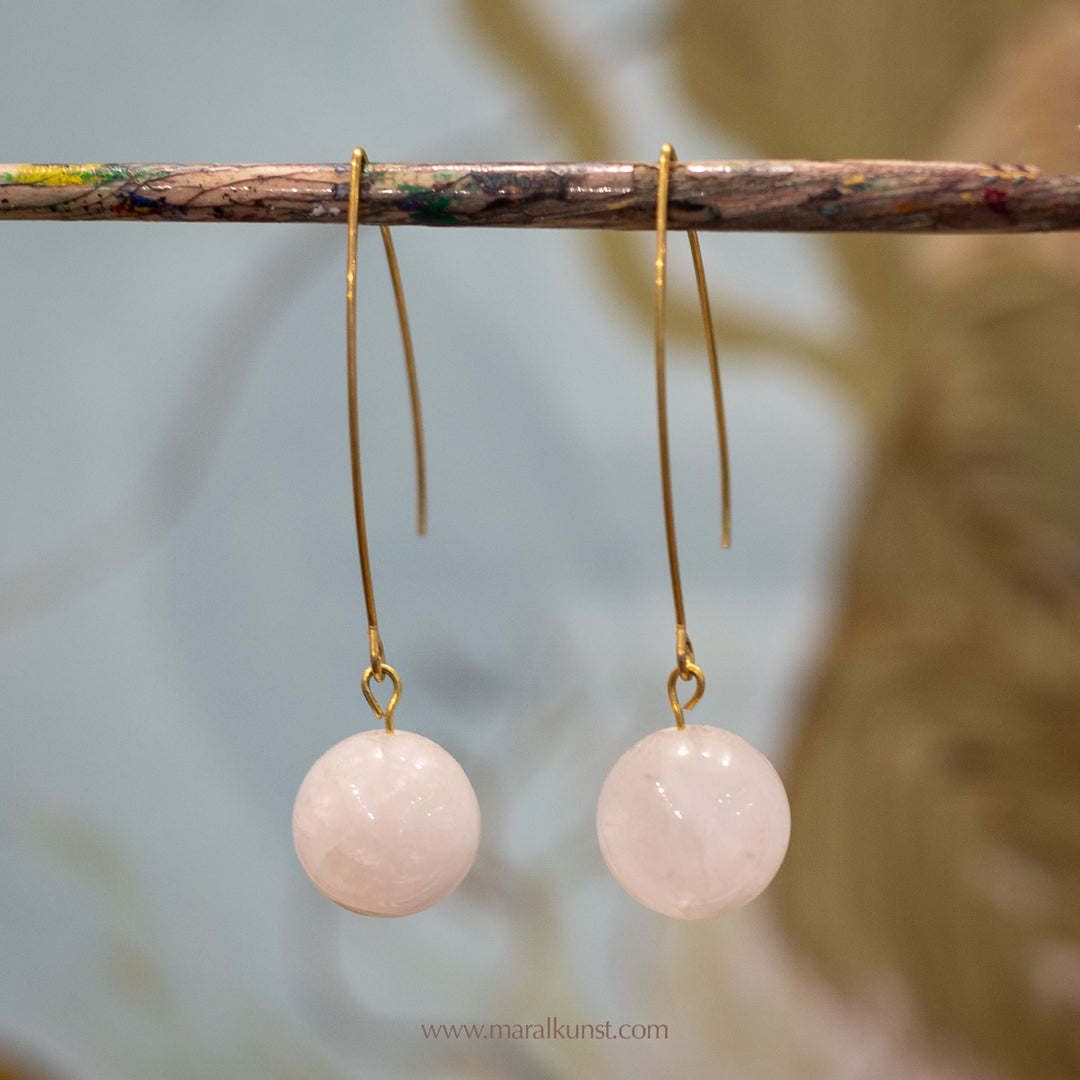 Maral Rose Quartz Earrings