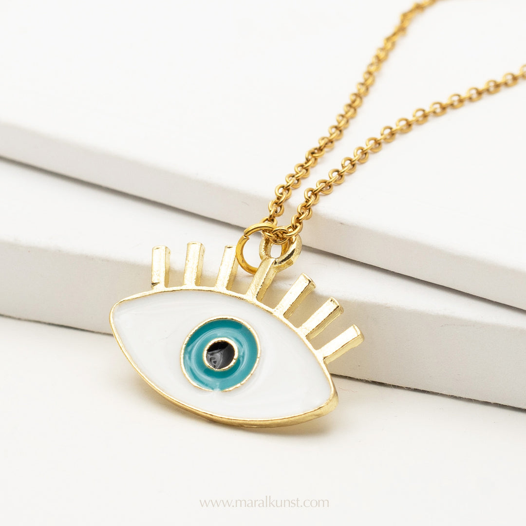 Evil Eye Gold Necklace