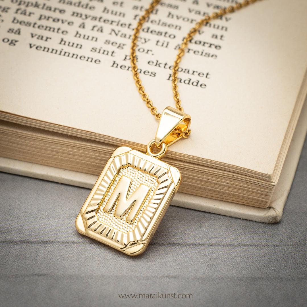 M Street-Style Gold Plated Necklace