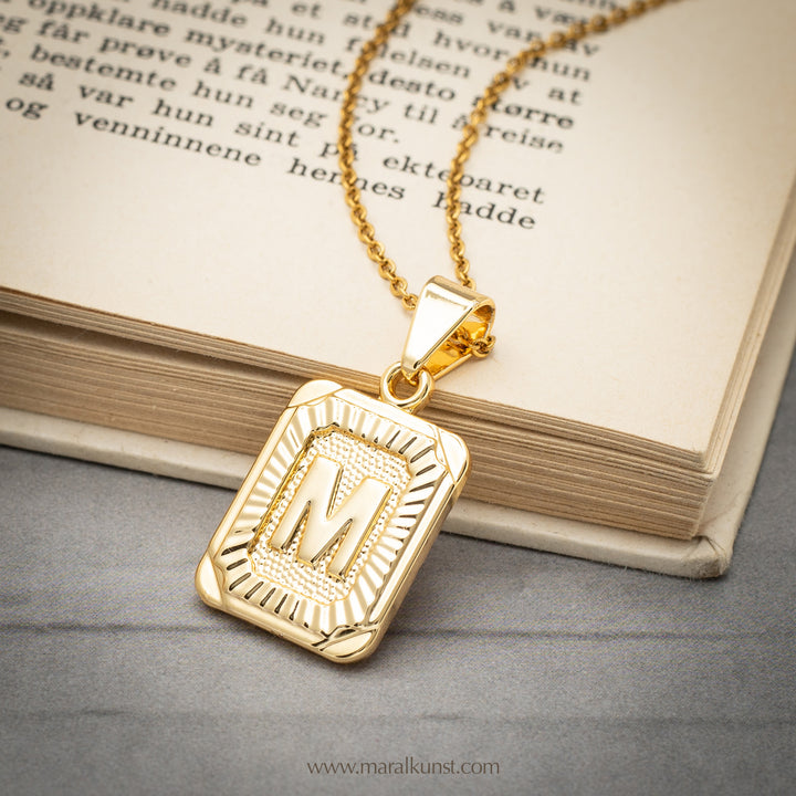 M Street-Style Gold Plated Necklace