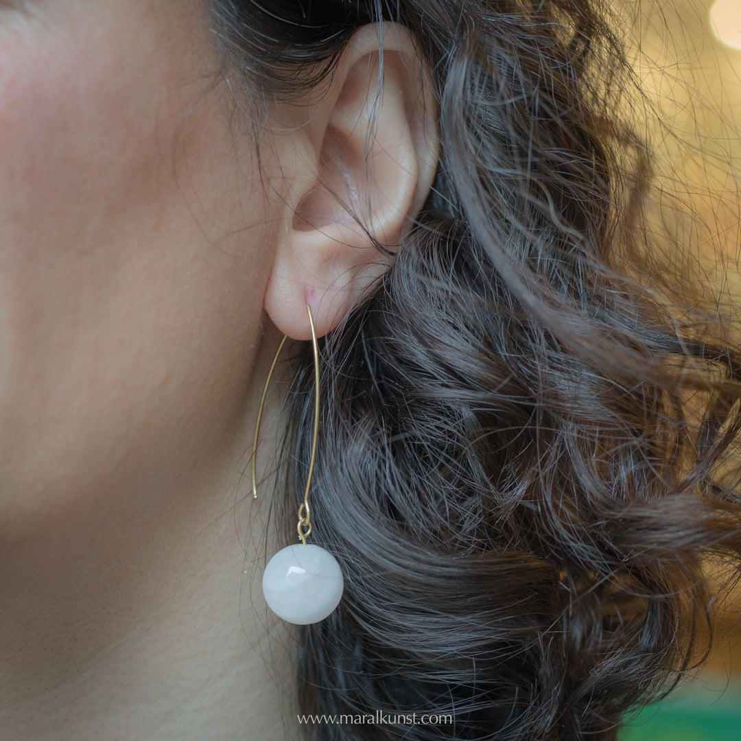 Maral Rose Quartz Earrings
