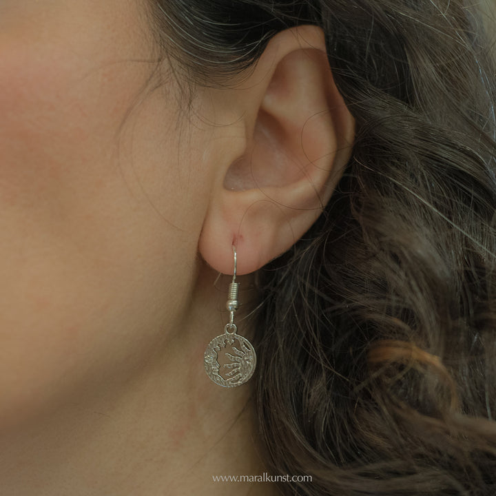 Maral  Moon and Sun earrings
