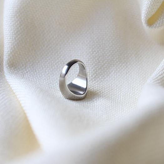 Matt Delicate Gold Plated Ring - Maral Kunst Jewelry