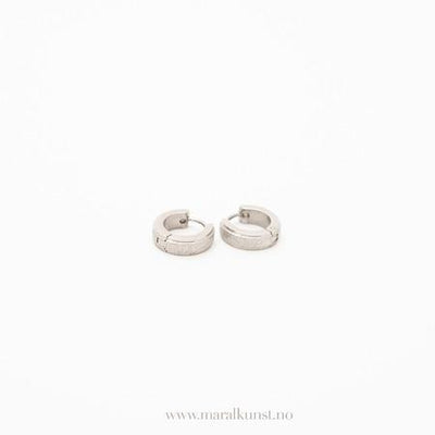 Matt Unisex Small Hoop Earrings - Maral Kunst Jewelry