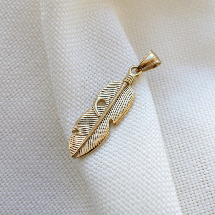 Medium Leaf Anhang - Maral Kunst Jewelry
