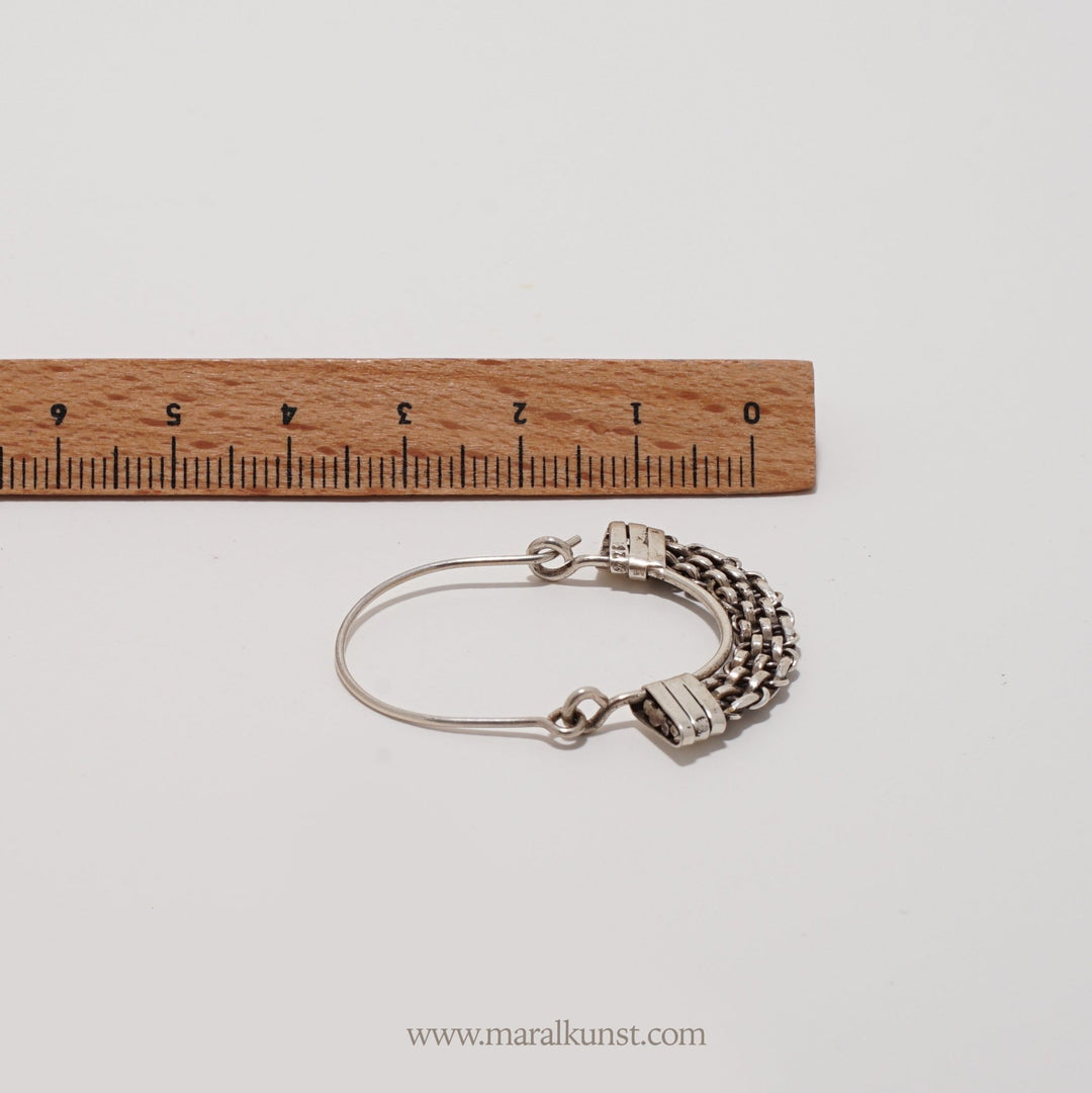 Mexican Silver Drop Earrings - Maral Kunst Jewelry