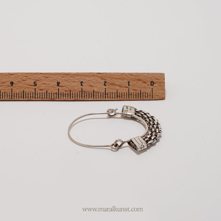 Mexican Silver Drop Earrings - Maral Kunst Jewelry