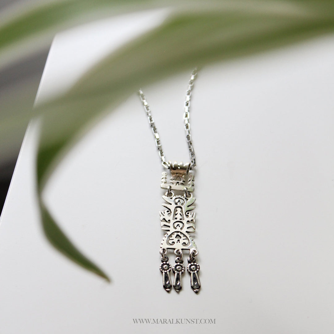 Mexican Silver Necklace - Maral Kunst Jewelry