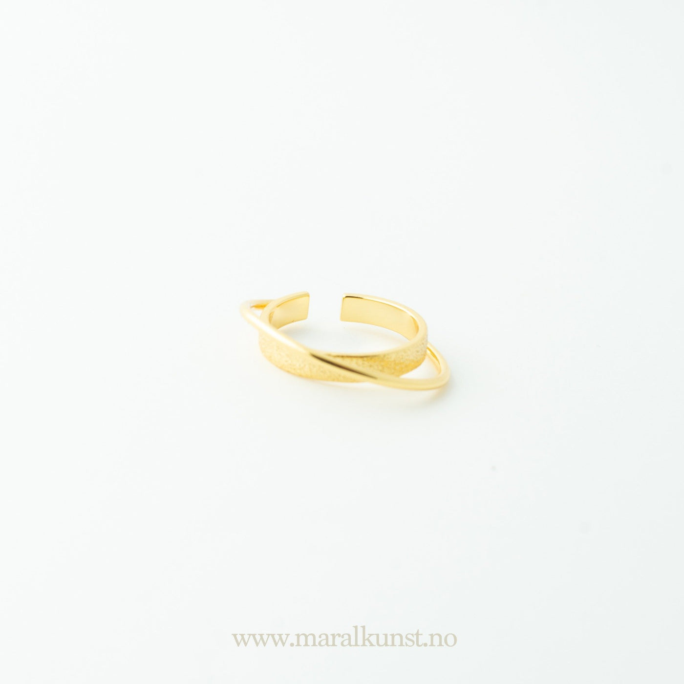 Mia Gold Plated Silver Ring - Maral Kunst Jewelry