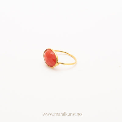 Multi Cabochon Stack Ring in Gold - Maral Kunst Jewelry