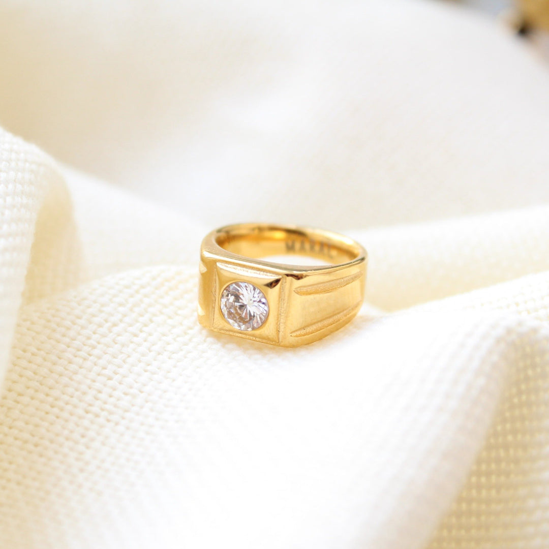 New Crystal Ring - Maral Kunst Jewelry