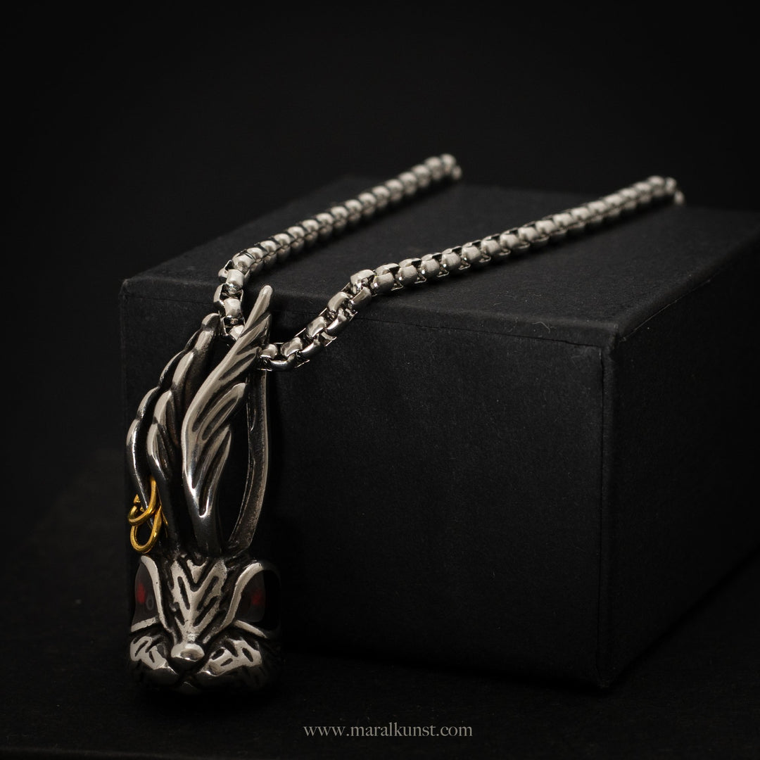 Celtic Rabbit Necklace - Maral Kunst Jewelry