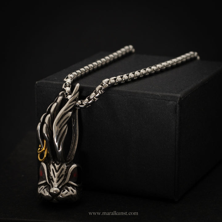 Celtic Rabbit Necklace - Maral Kunst Jewelry