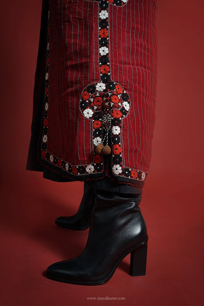 Red turkmen custom - Maral Kunst Jewelry