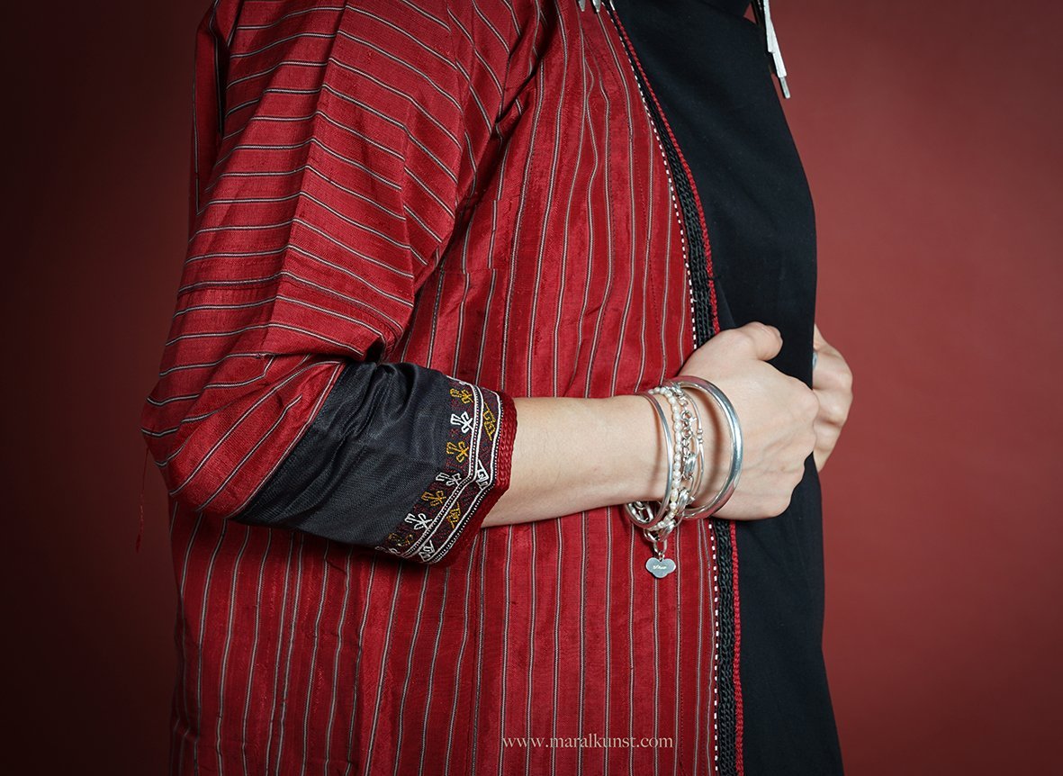 Red turkmen custom 3 - Maral Kunst Jewelry