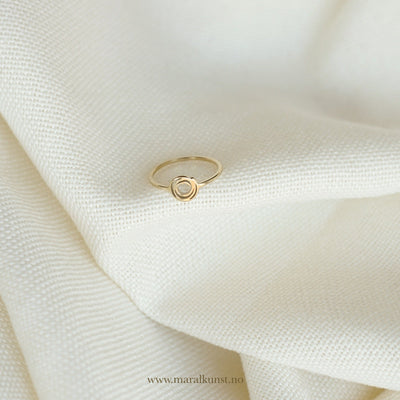 Round Ring (Gold Plated) - Maral Kunst Jewelry