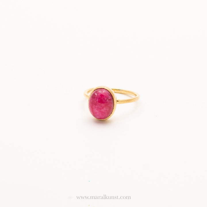 Multi Cabochon Gemstone Ring - Maral Kunst Jewelry