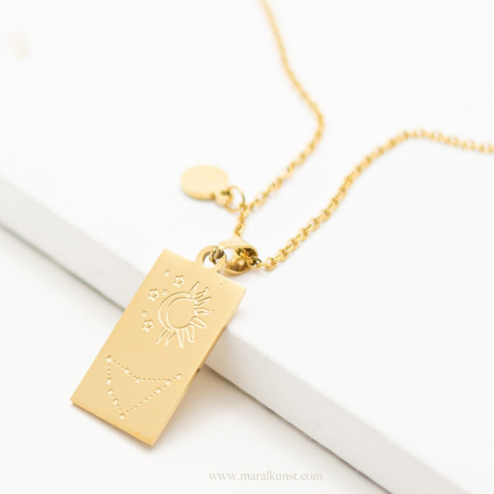 Scorpio Astrology Zodiac Necklace - Maral Kunst Jewelry