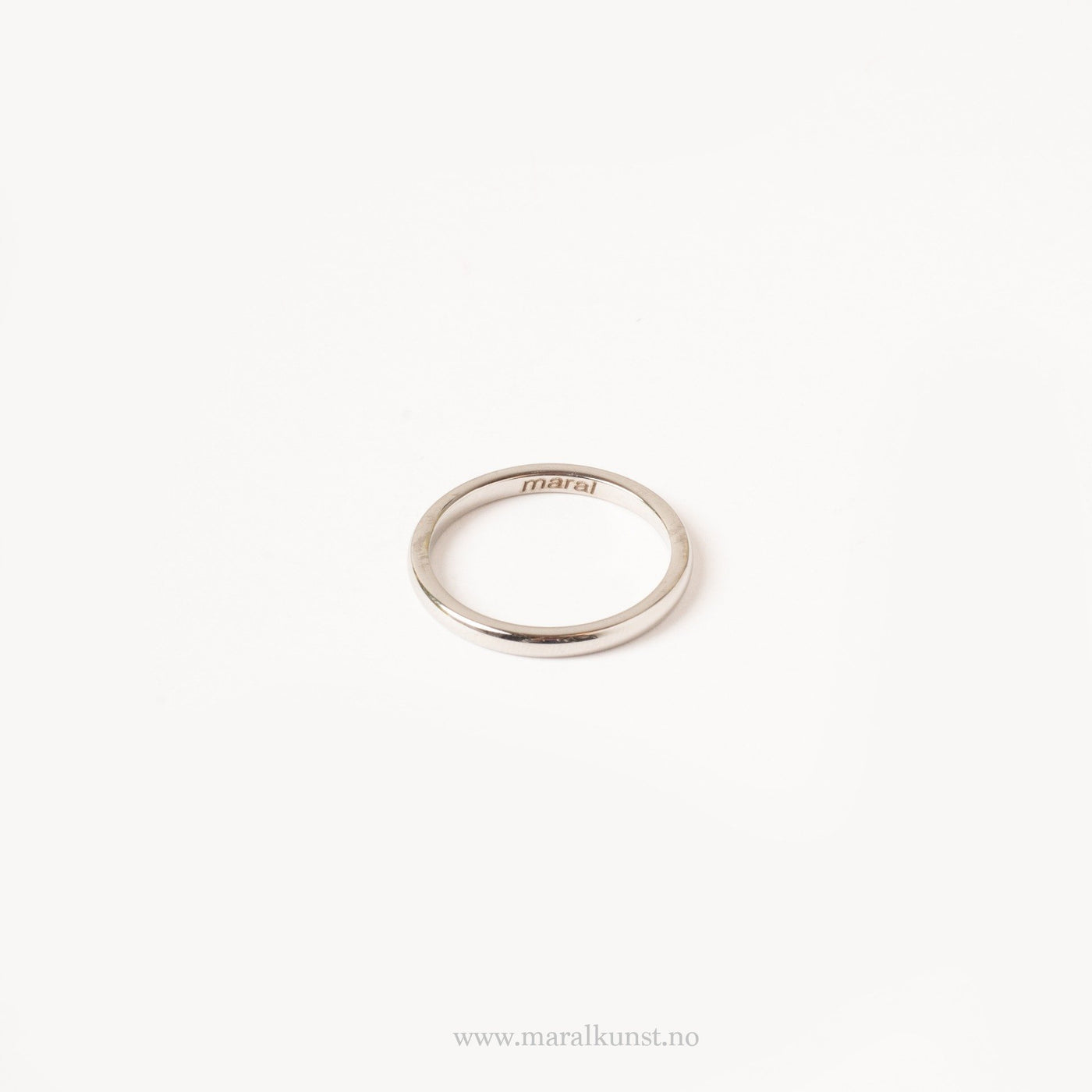 Thin Dome Couple Stack Ring - Maral Kunst Jewelry