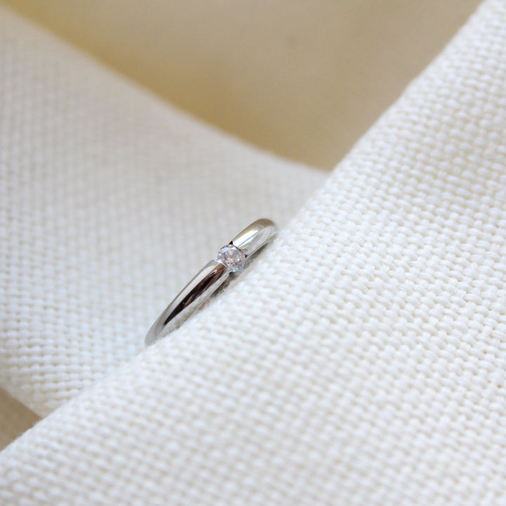 CZ Stackable Eternity Ring - Maral Kunst Jewelry